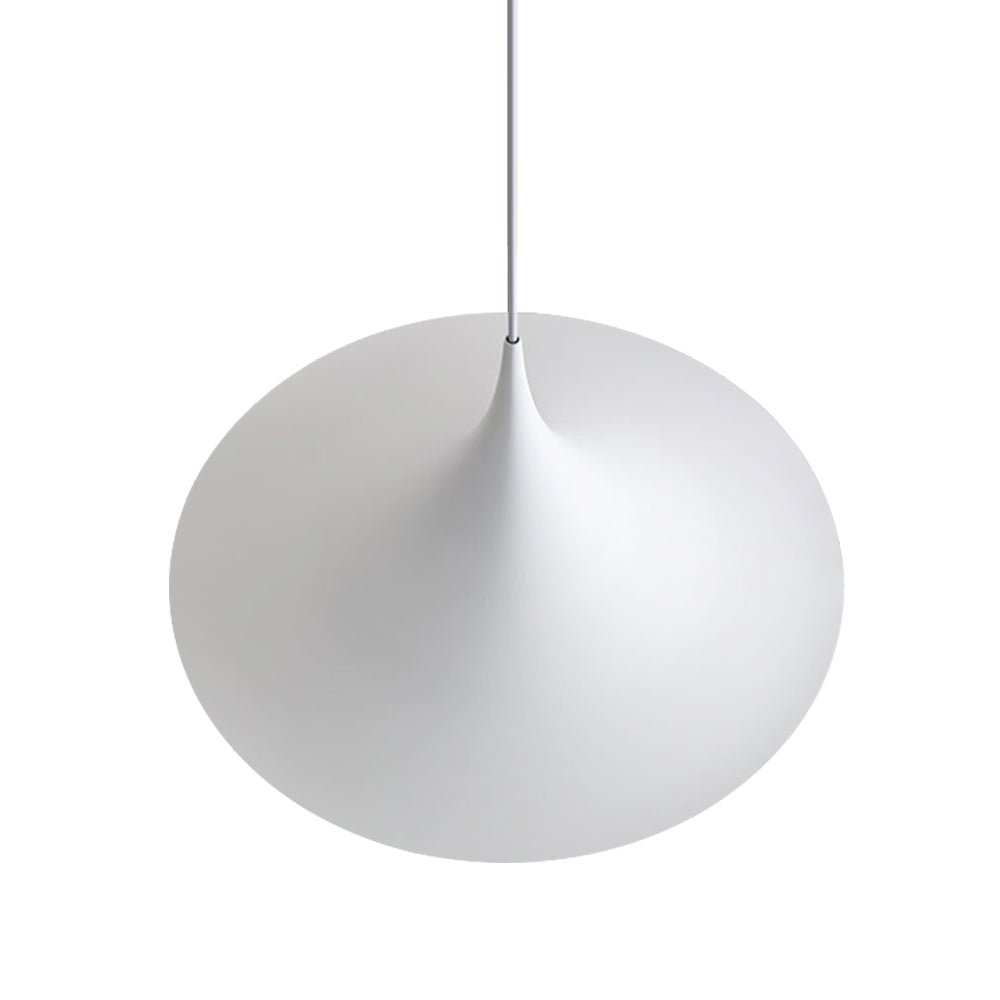 Lámpara colgante moderna de cono diseño trompeta de 1 luz