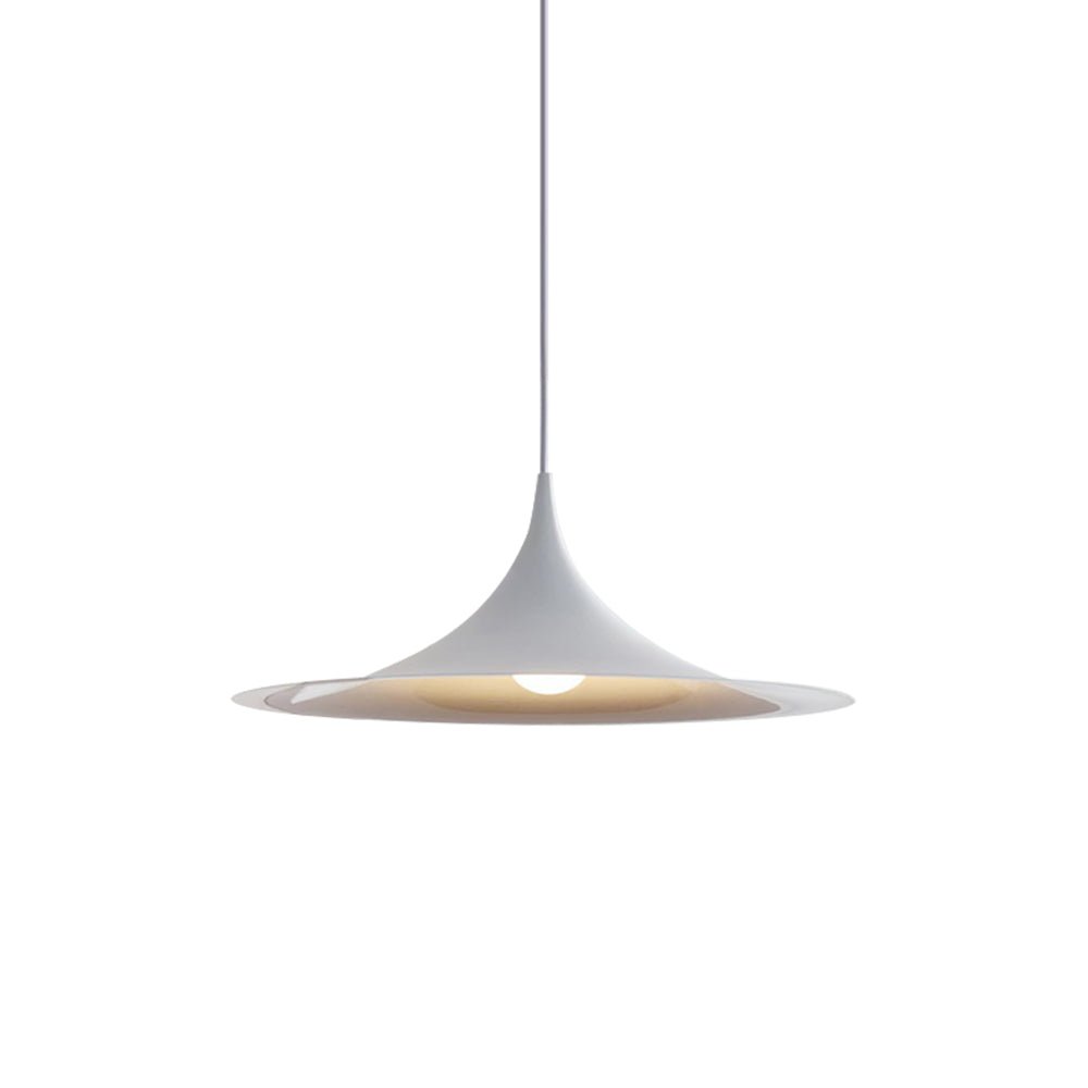 Lámpara colgante moderna de cono diseño trompeta de 1 luz