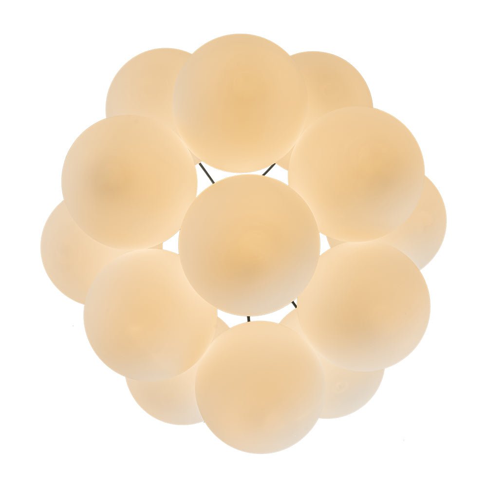 Moderno Candelabro de Burbuja de Vidrio con 13 Luces