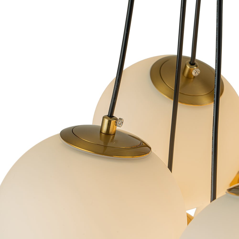 Moderno Candelabro de Burbuja de Vidrio con 13 Luces