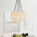 Moderno Candelabro de Burbuja de Vidrio con 13 Luces