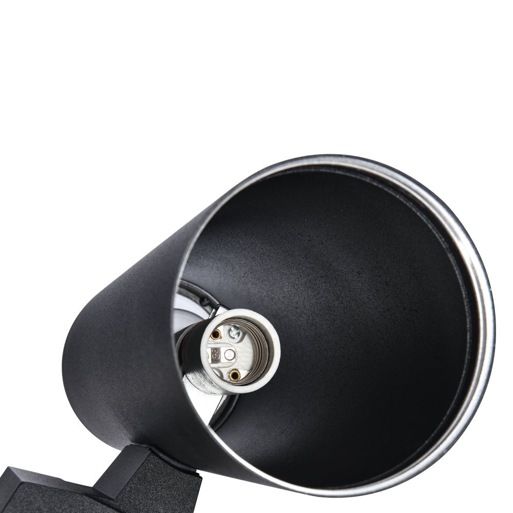 Moderna Lámpara de Pared Exterior Cilíndrica de 2 Luces