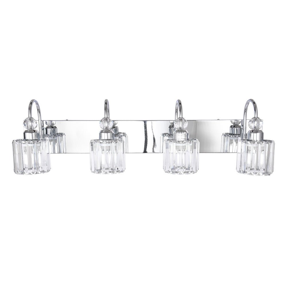 Luz de Vanity Moderna para Baño con Acento de Cristal de Vidrio