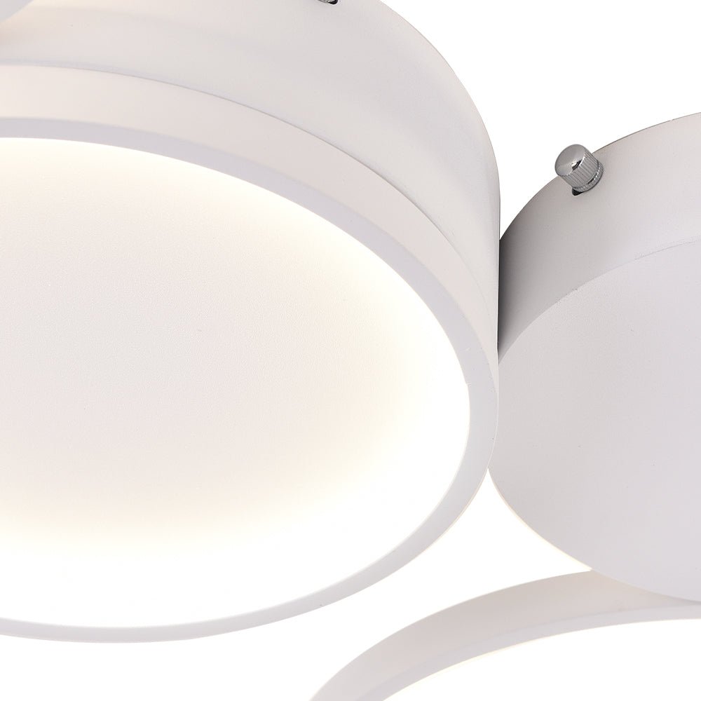 Montaje de Techo LED Dimmable en Forma de Círculo Moderno