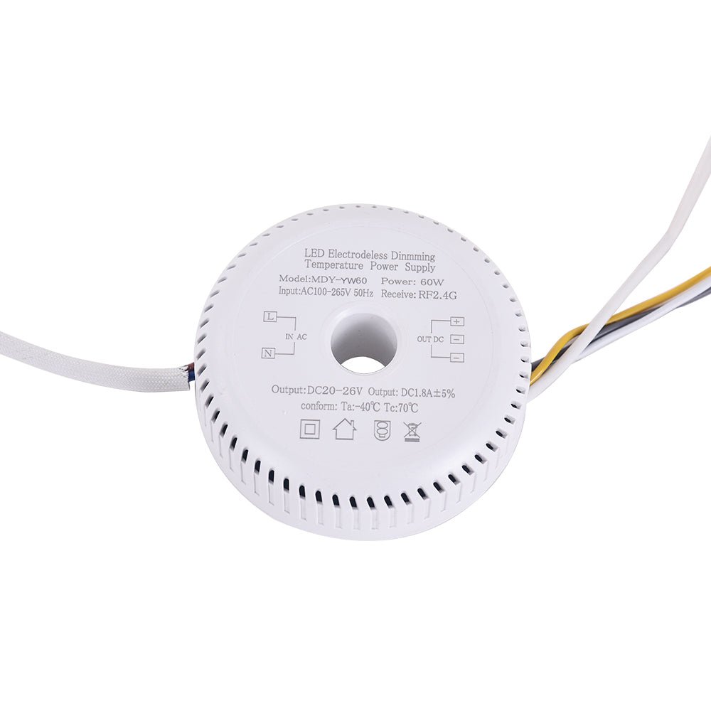 Montaje de Techo LED Dimmable en Forma de Círculo Moderno