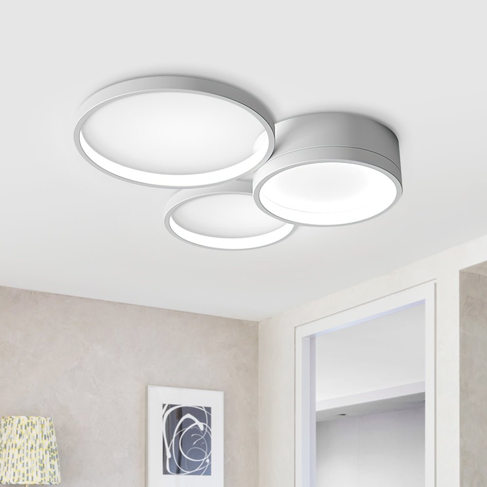 Montaje de Techo LED Dimmable en Forma de Círculo Moderno