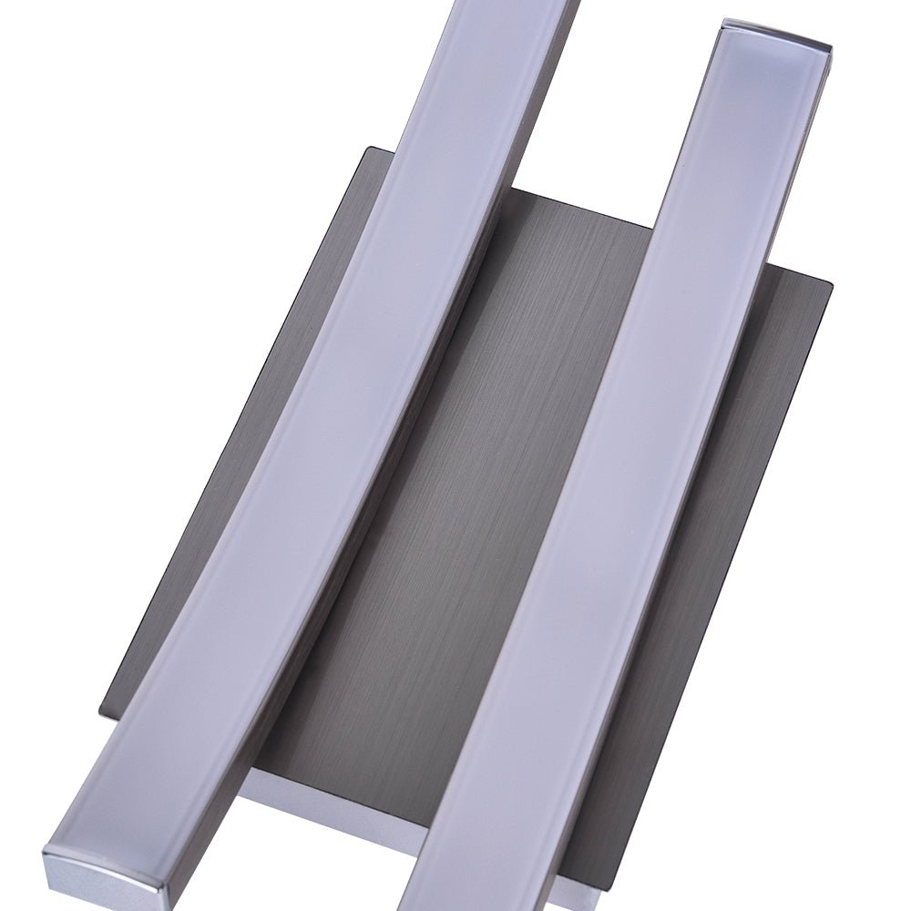 Montaje Semi Empotrado Curvado LED Moderno para Baño