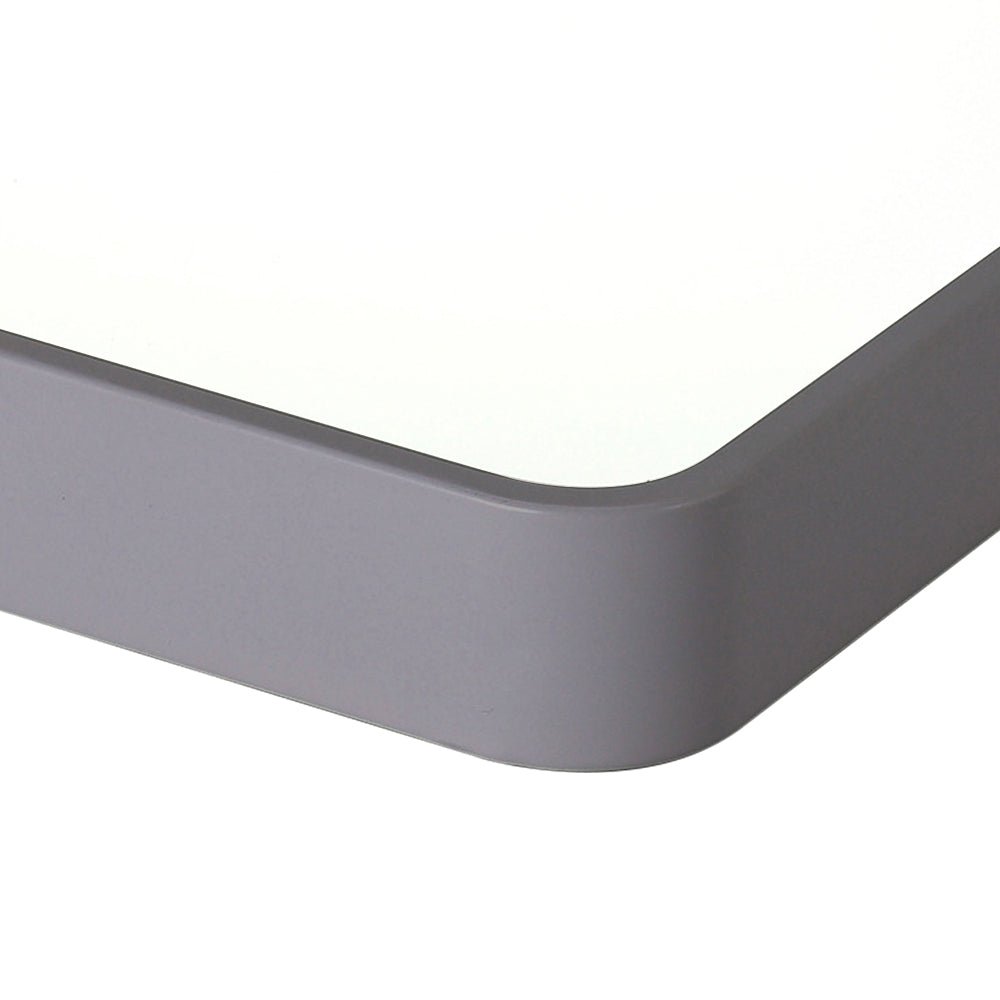 Luz de Techo Led Rectangular Regulable Moderna con Acabados de Madera