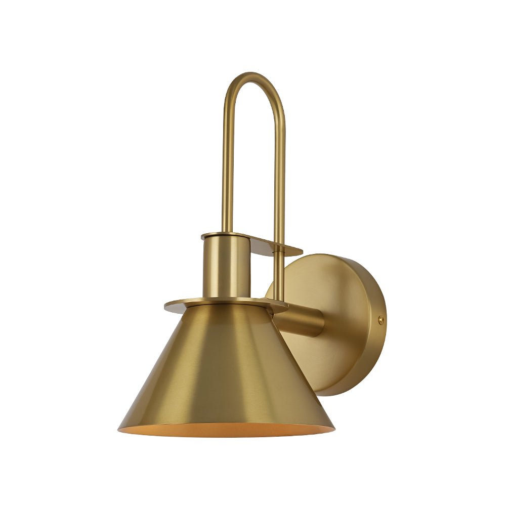 Luz de Pared Cono Moderna de 1 Luz para Mesita de Noche
