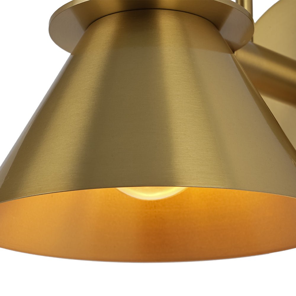 Luz de Pared Cono Moderna de 1 Luz para Mesita de Noche