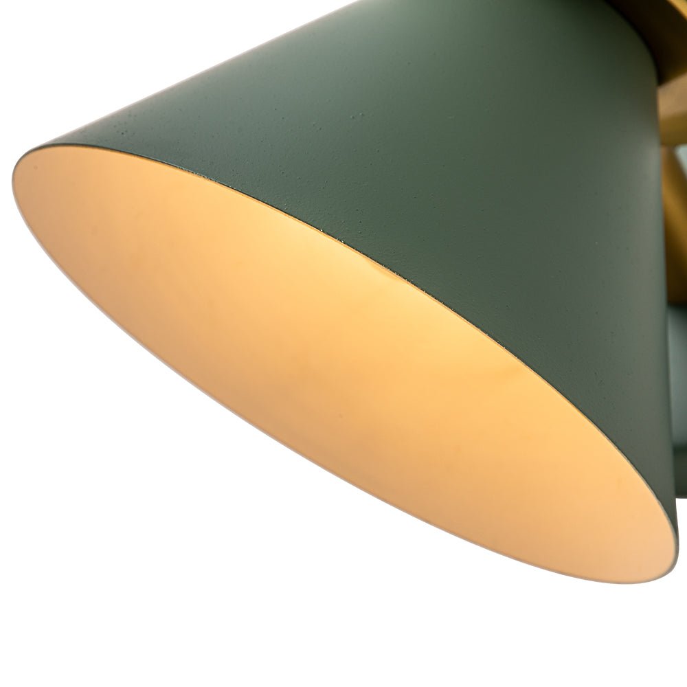Luz de Pared Cono Moderna de 1 Luz para Mesita de Noche