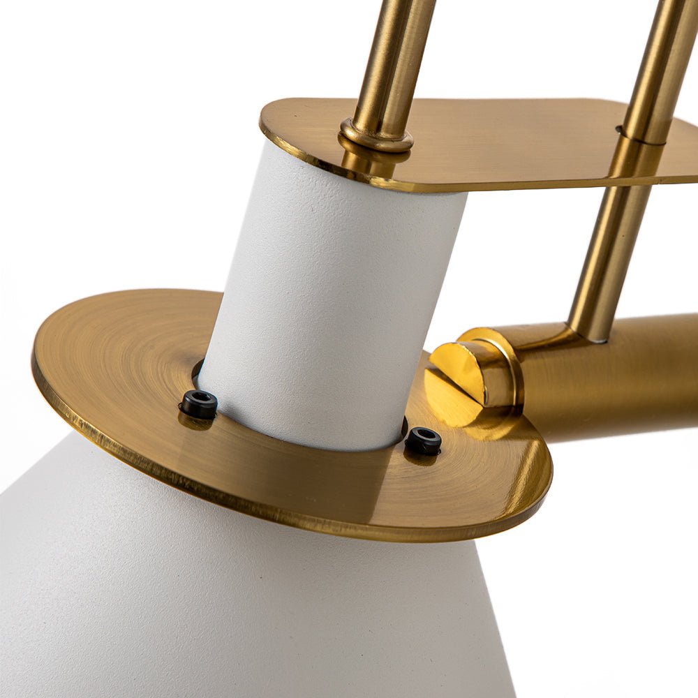 Luz de Pared Cono Moderna de 1 Luz para Mesita de Noche