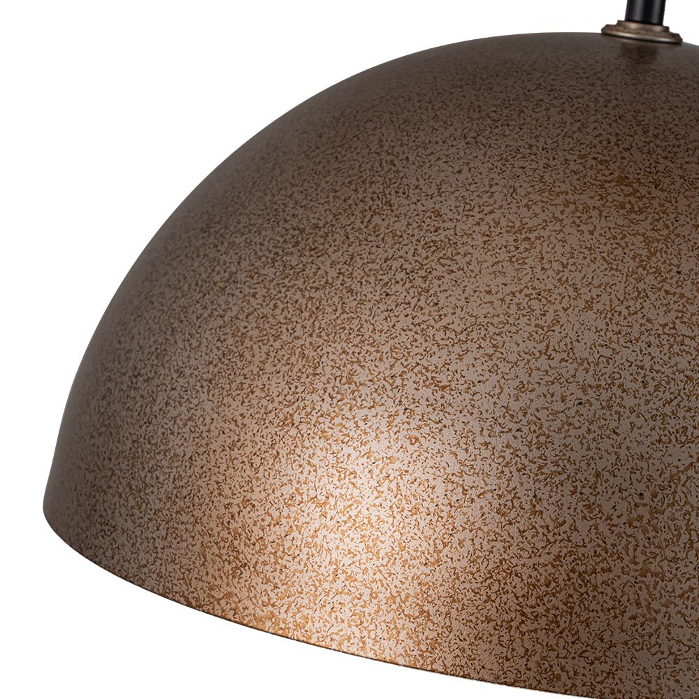 Lámpara colgante de metal en diseño de cúpula industrial de 1 luz para el área de comedor