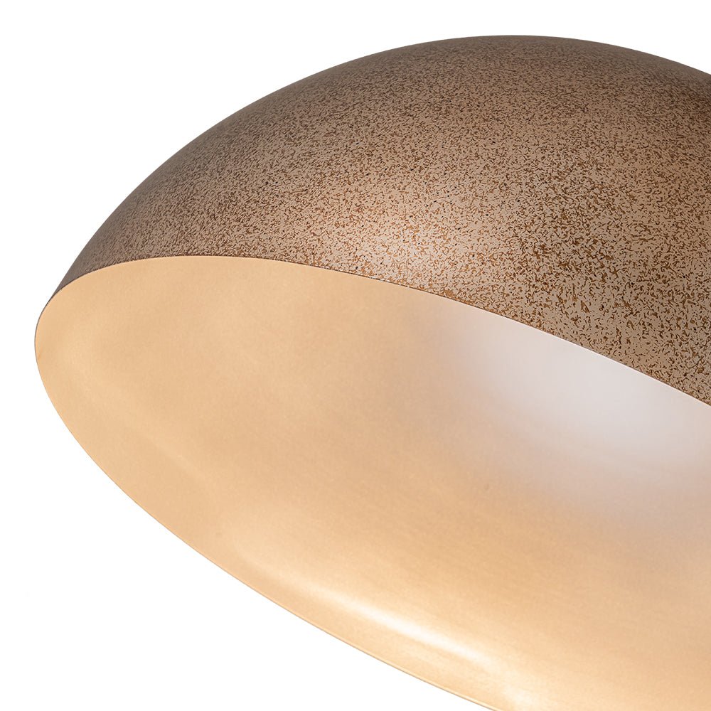 Lámpara colgante de metal en diseño de cúpula industrial de 1 luz para el área de comedor