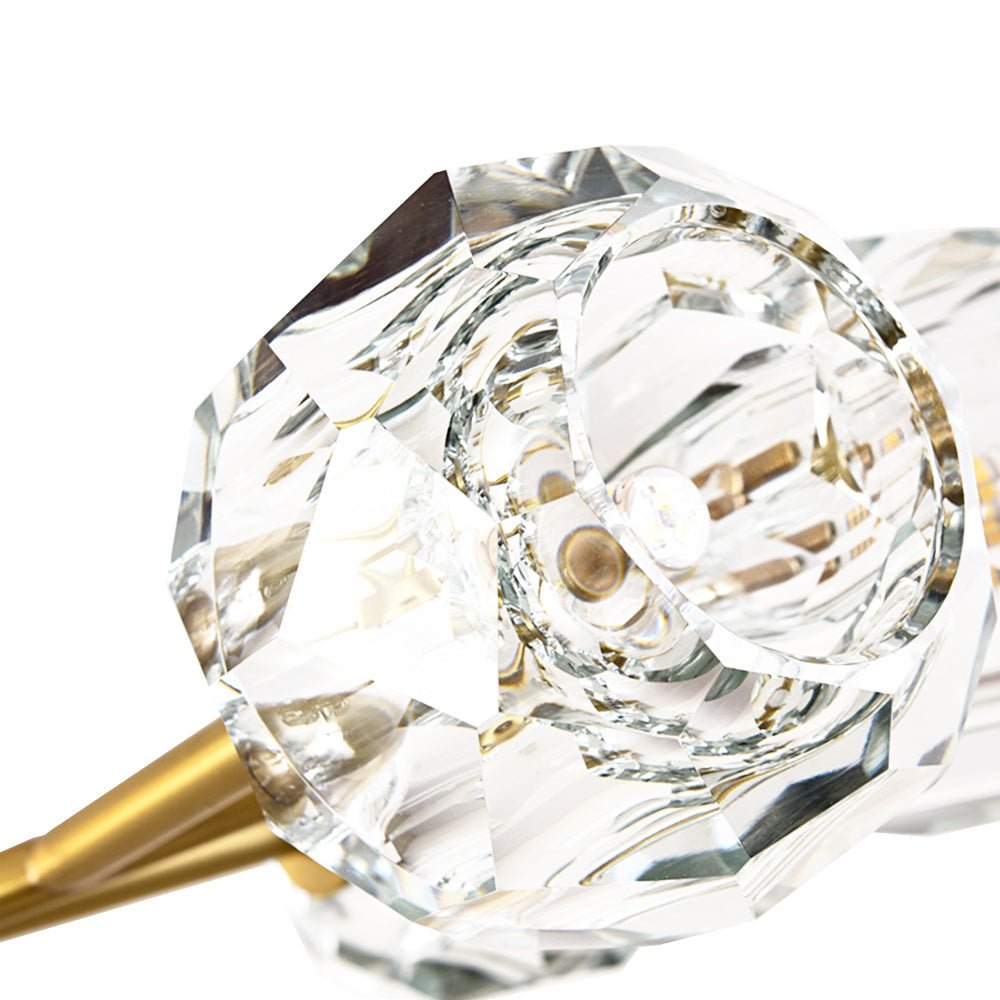 Moderno Lujoso Candelabro de Cristal Sputnik de 12 Luces