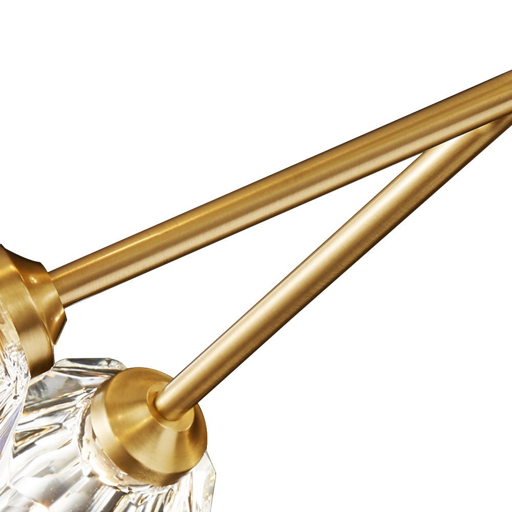 Moderno Lujoso Candelabro de Cristal Sputnik de 12 Luces