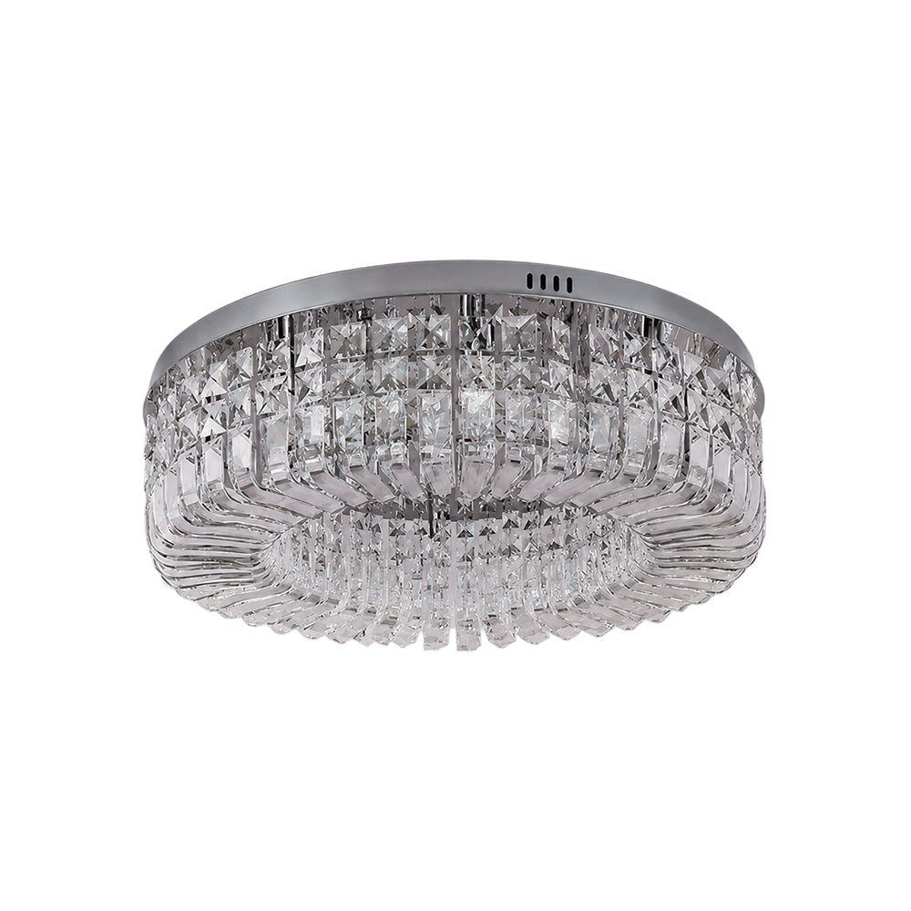 Luz de Techo Redonda de Cristal de Lujo Moderno
