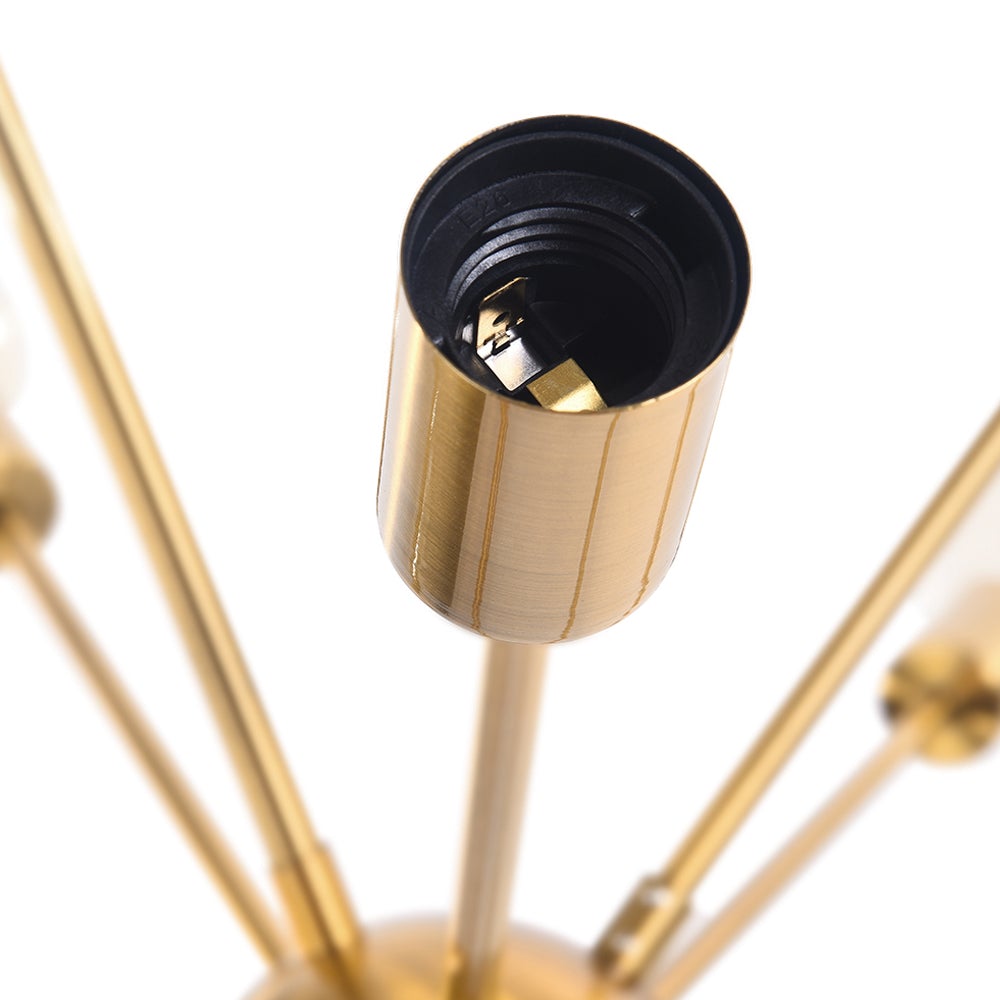 Moderno Candelabro Sputnik de Estilo Medio Siglo
