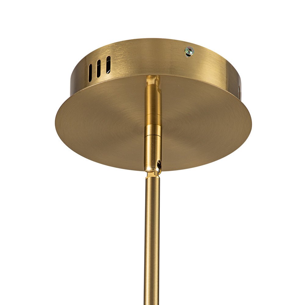 Moderno Candelabro Lineal Led Sputnik de 6 Luces de Medio Siglo