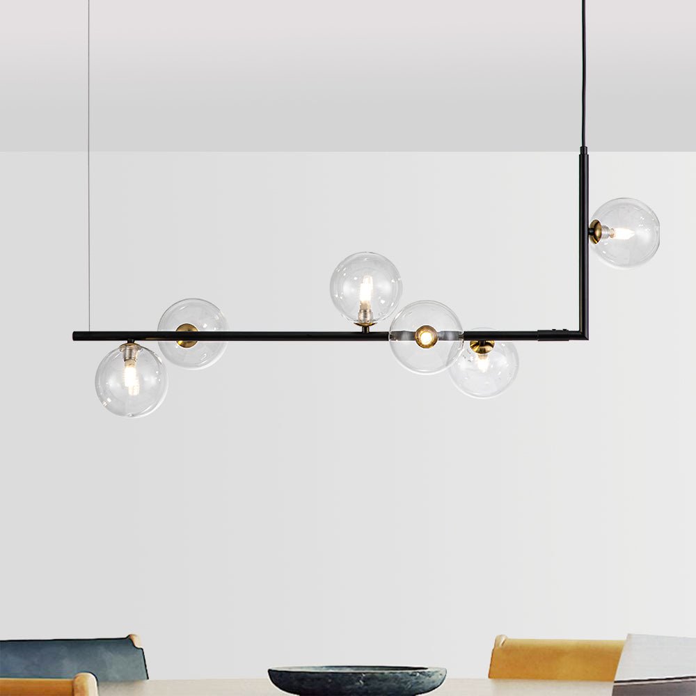 Iluminación Lineal Moderna Minimalista de 6 Luces
