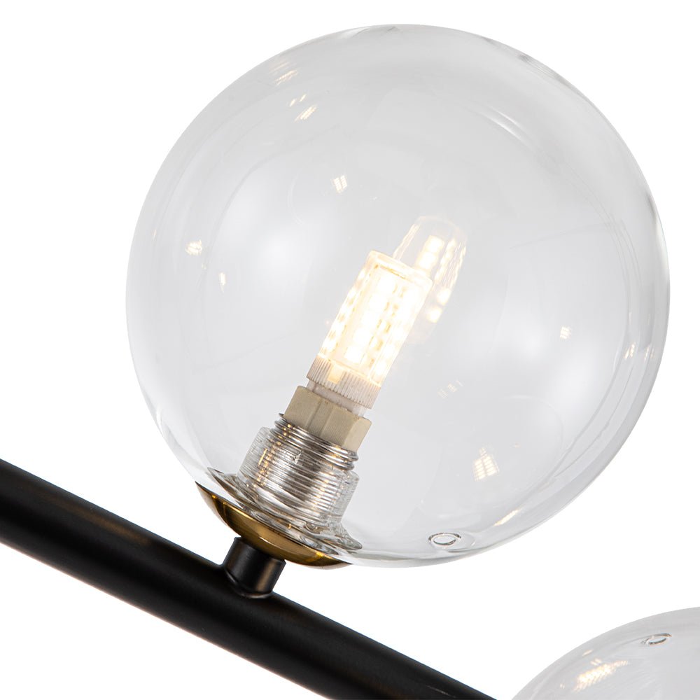 Iluminación Lineal Moderna Minimalista de 6 Luces