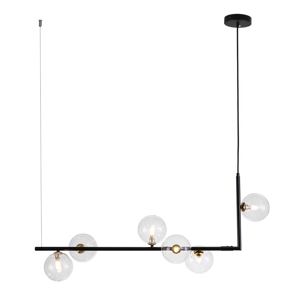 Iluminación Lineal Moderna Minimalista de 6 Luces