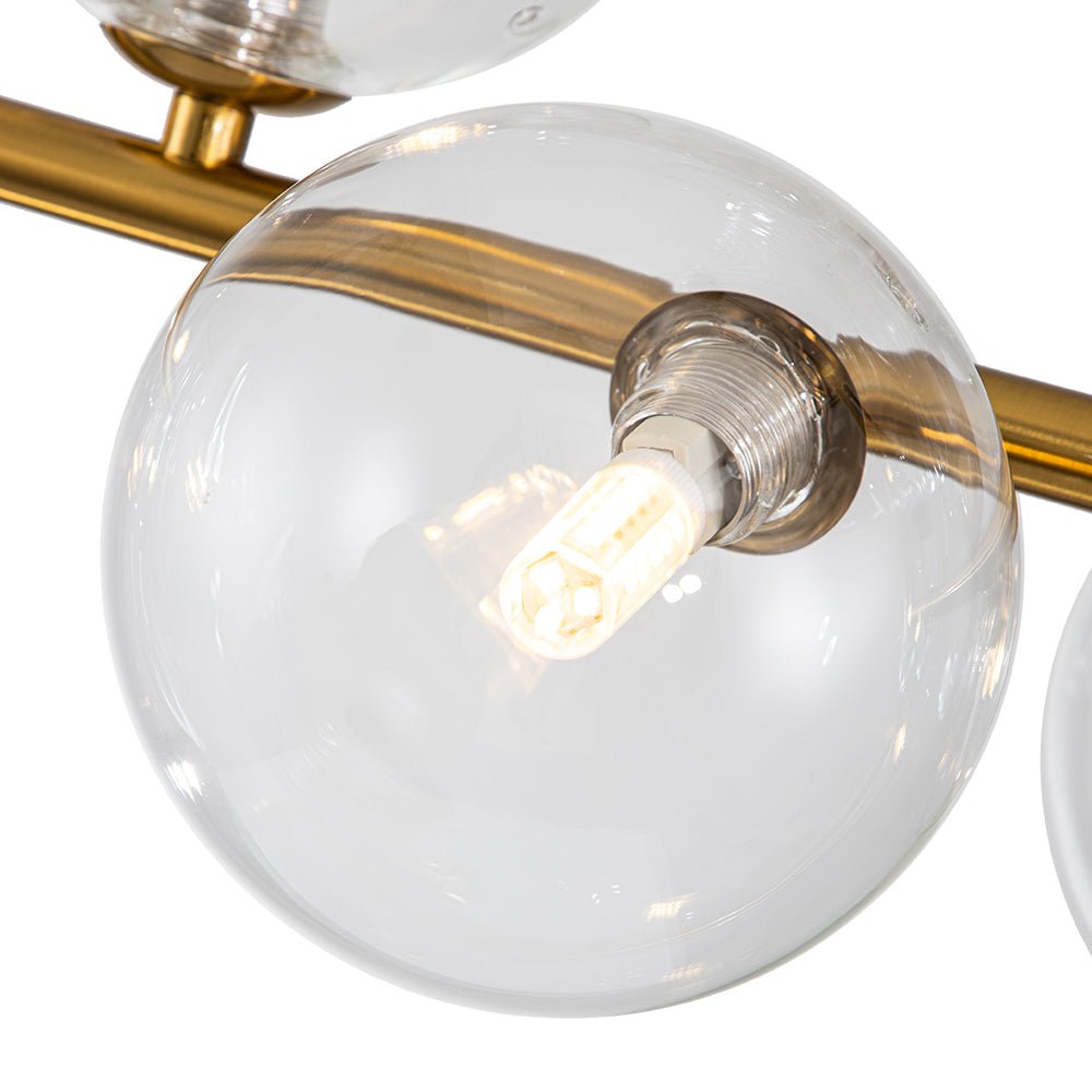 Iluminación Lineal Moderna Minimalista de 6 Luces
