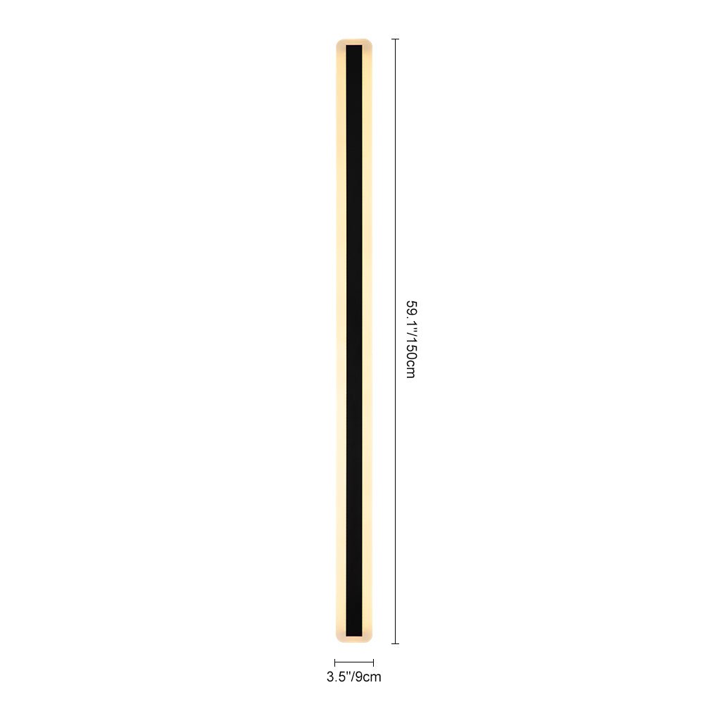 Luz de pared exterior larga LED moderna minimalista impermeable