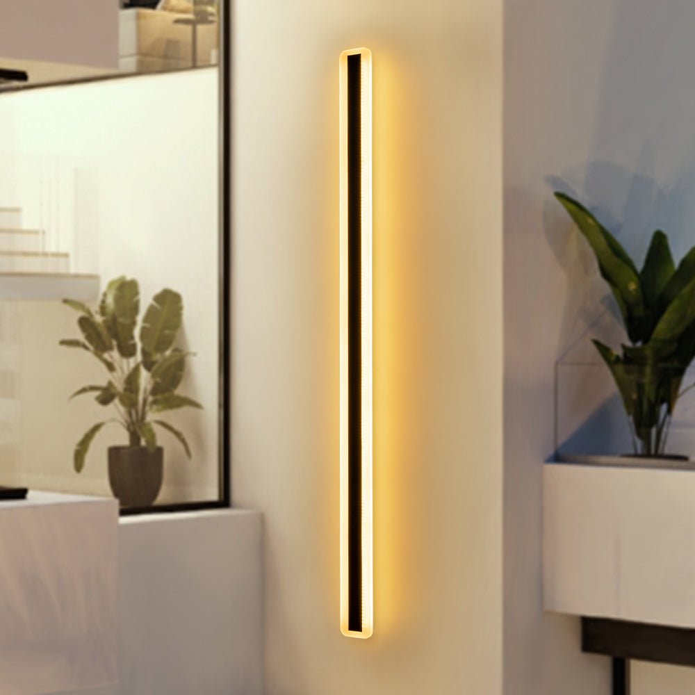 Luz de pared exterior larga LED moderna minimalista impermeable