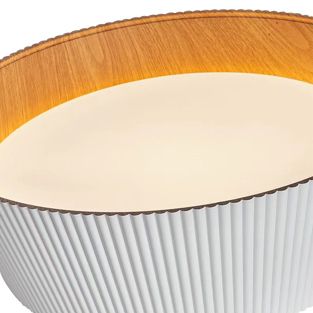Luz de Techo LED Empotrada Cónica de Grano de Madera Moderna Minimalista