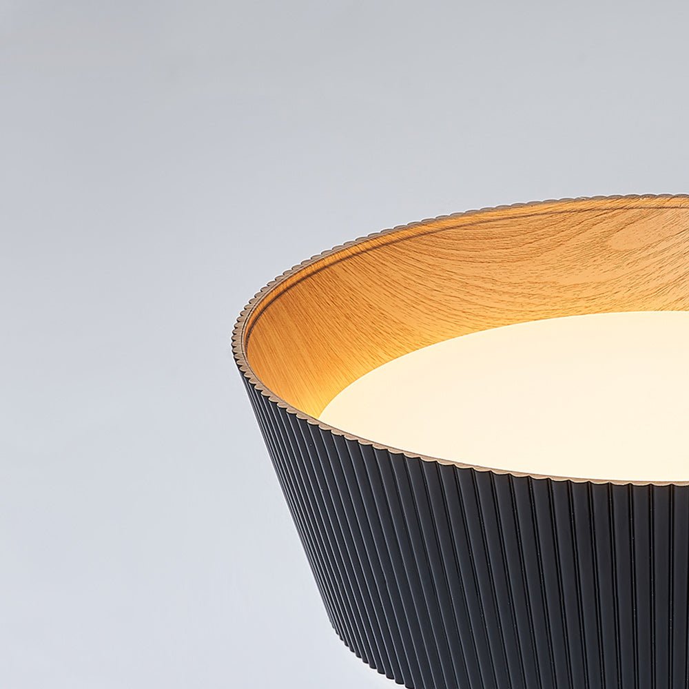 Luz de Techo LED Empotrada Cónica de Grano de Madera Moderna Minimalista