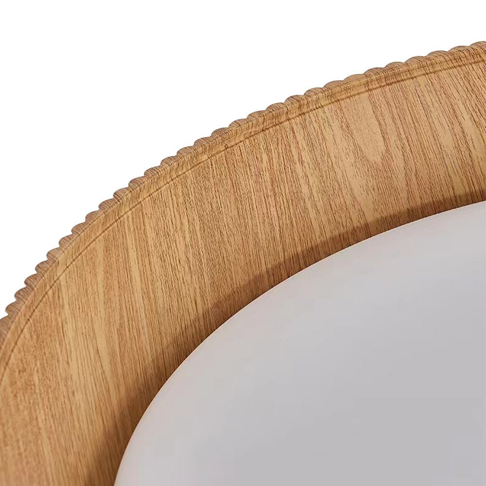 Luz de Techo LED Empotrada Cónica de Grano de Madera Moderna Minimalista