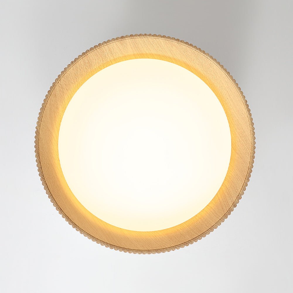 Luz de Techo LED Empotrada Cónica de Grano de Madera Moderna Minimalista