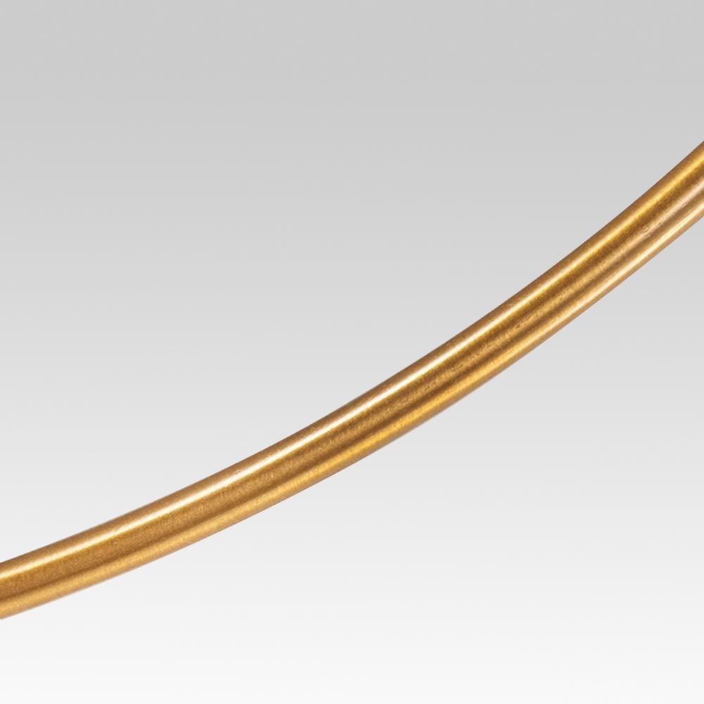 Lámpara Colgante de Oro con Anillo Único Moderno