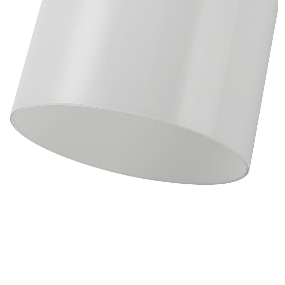Aplique de pared de vidrio cilindro tambor de 1 luz nórdico