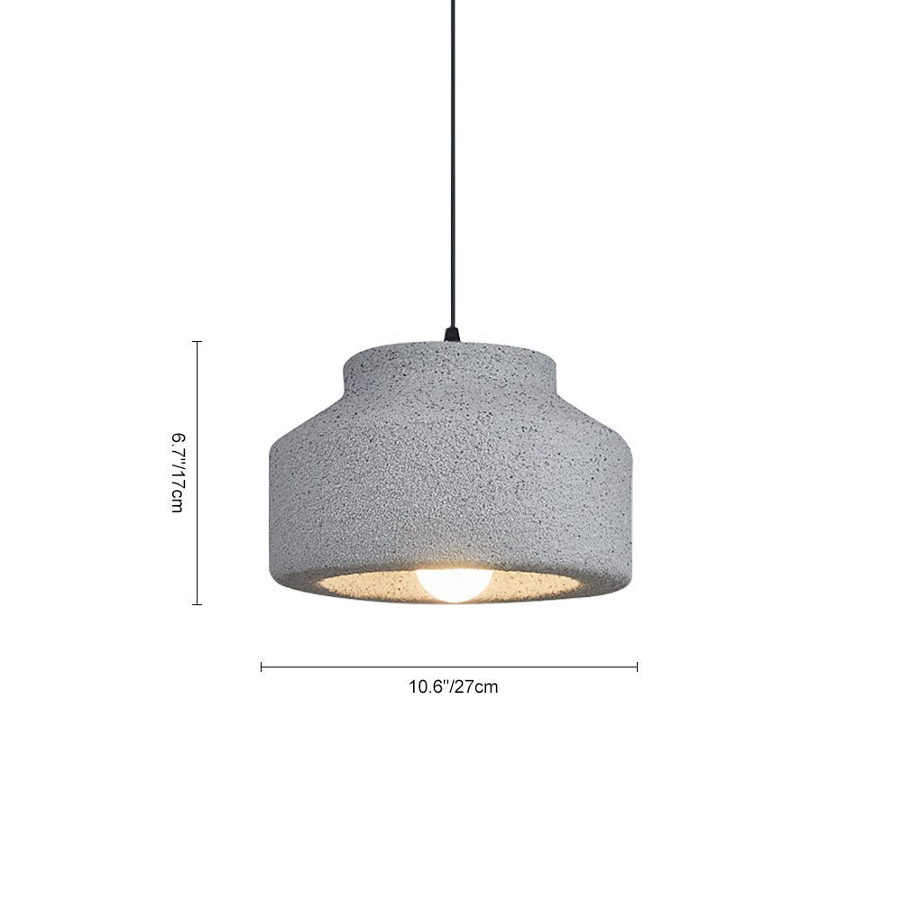 Luz Colgante Geométrica Wabi Sabi de 1 Luz Estilo Nórdico