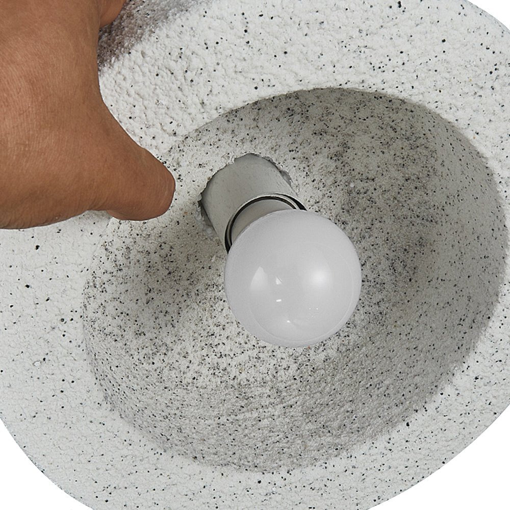 Luz Colgante Geométrica Wabi Sabi de 1 Luz Estilo Nórdico