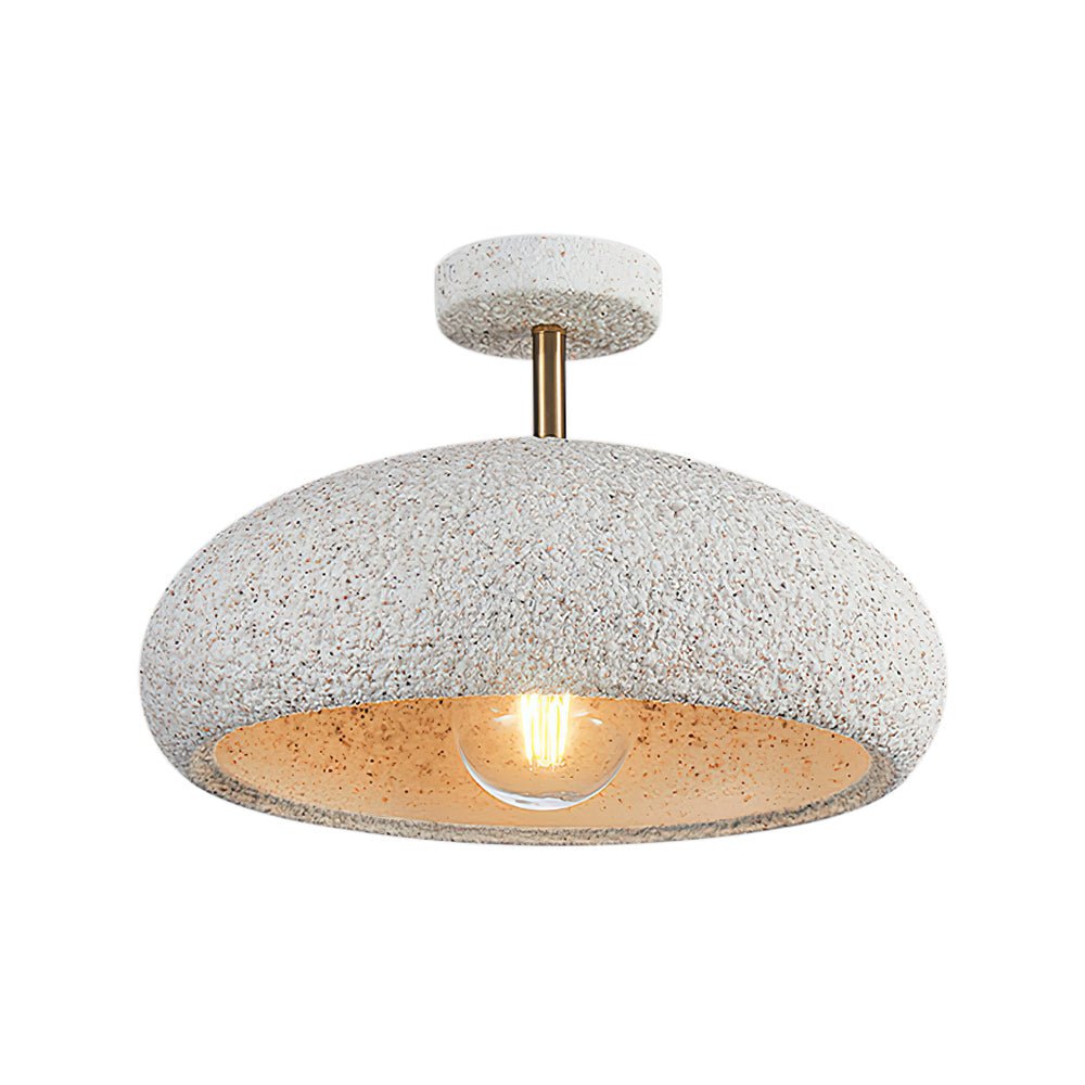 Lámpara de Techo Semi Empotrada con Dome de Superficie de 1 Luz Estilo Nórdico