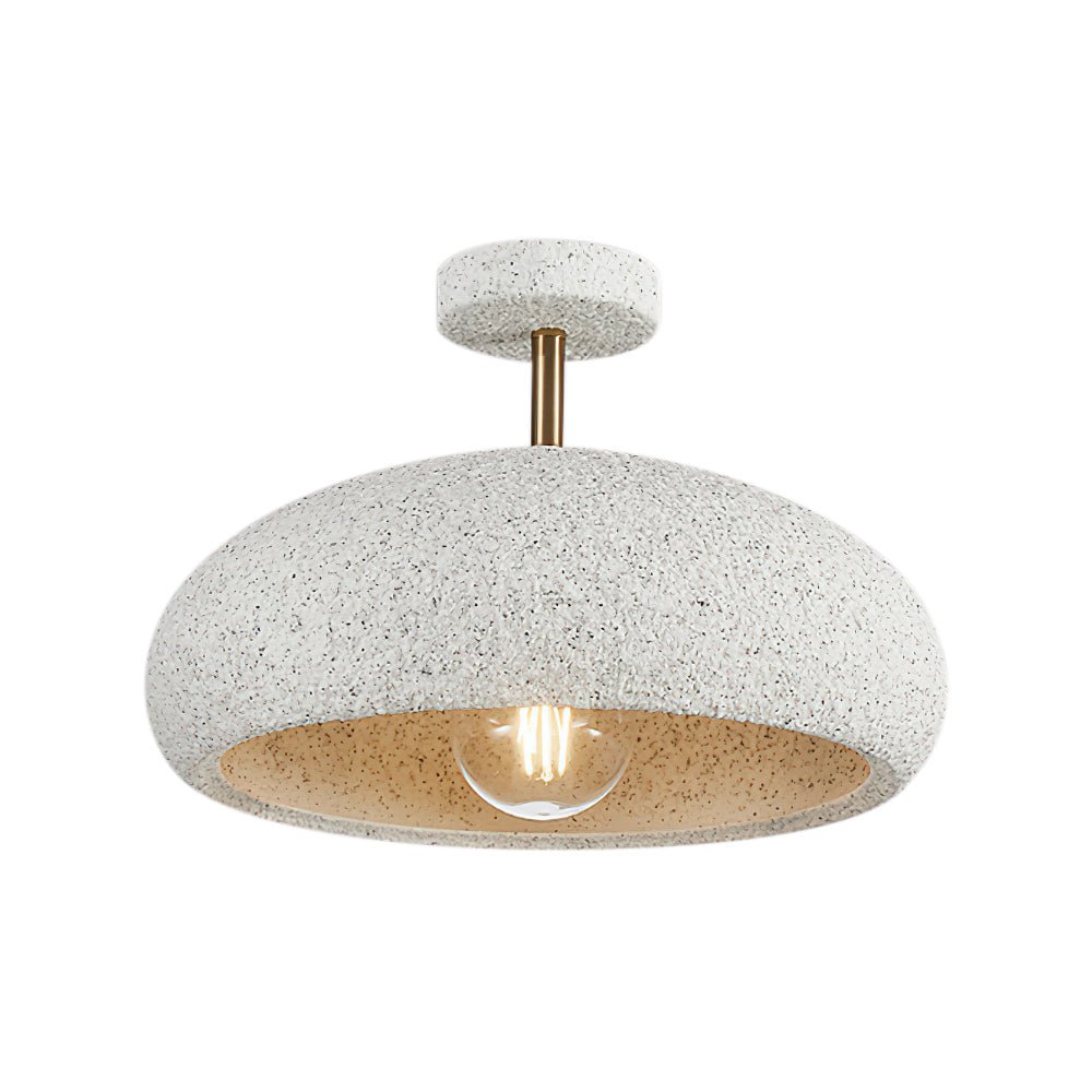 Lámpara de Techo Semi Empotrada con Dome de Superficie de 1 Luz Estilo Nórdico