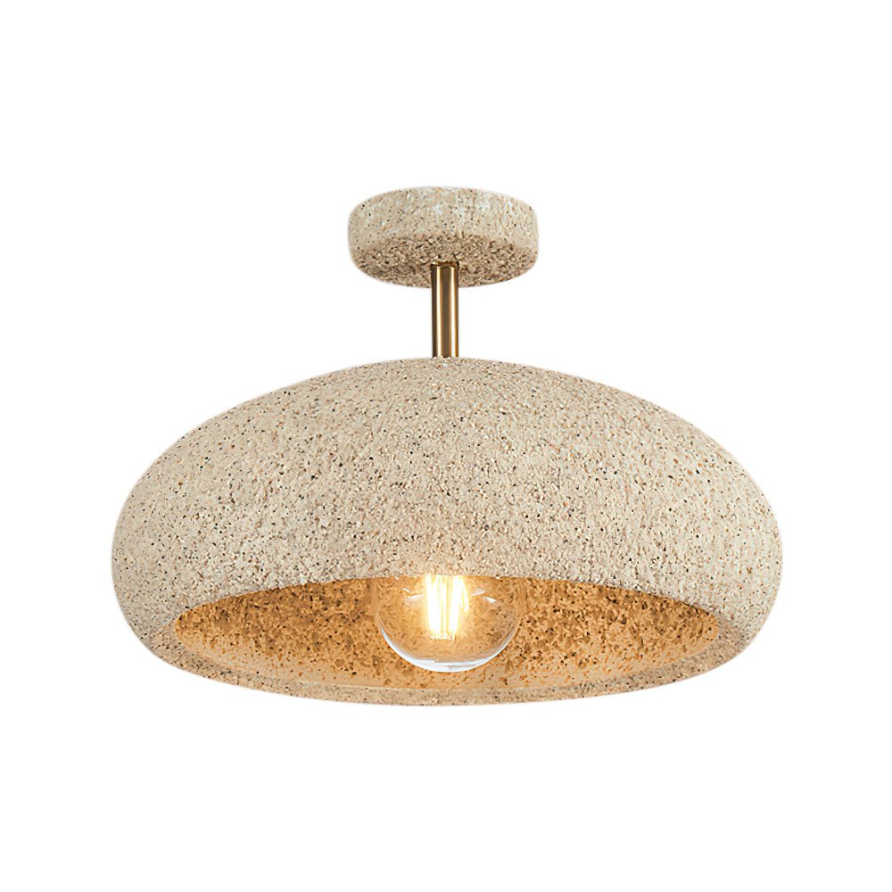 Lámpara de Techo Semi Empotrada con Dome de Superficie de 1 Luz Estilo Nórdico