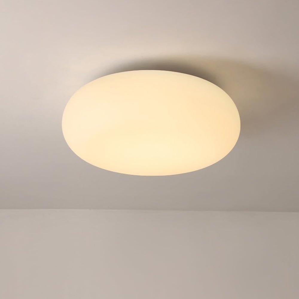 Luz de Techo Semi LED Dimmable en Tres Colores Diseño Hongo Crema Nórdica