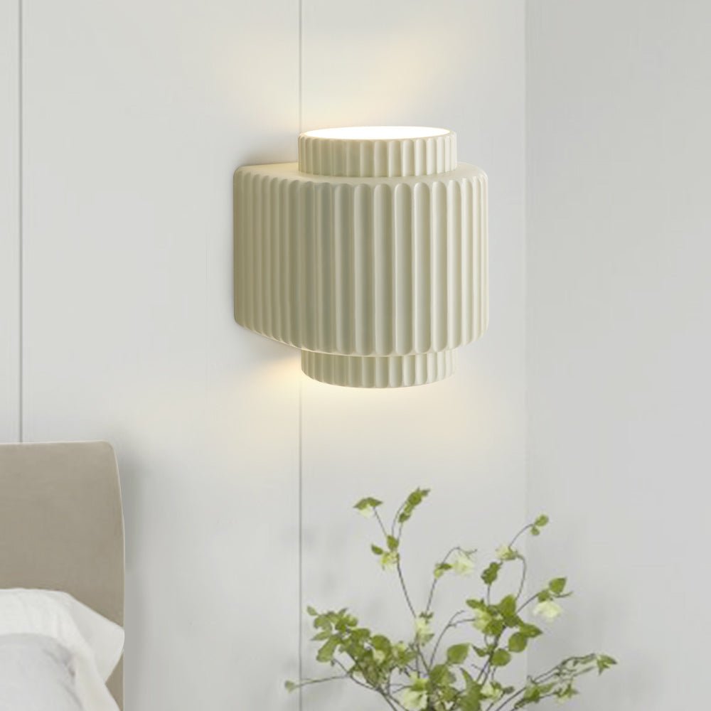 Luz de Pared de Capa Cilíndrica Estilo Nórdico de 1 Luz