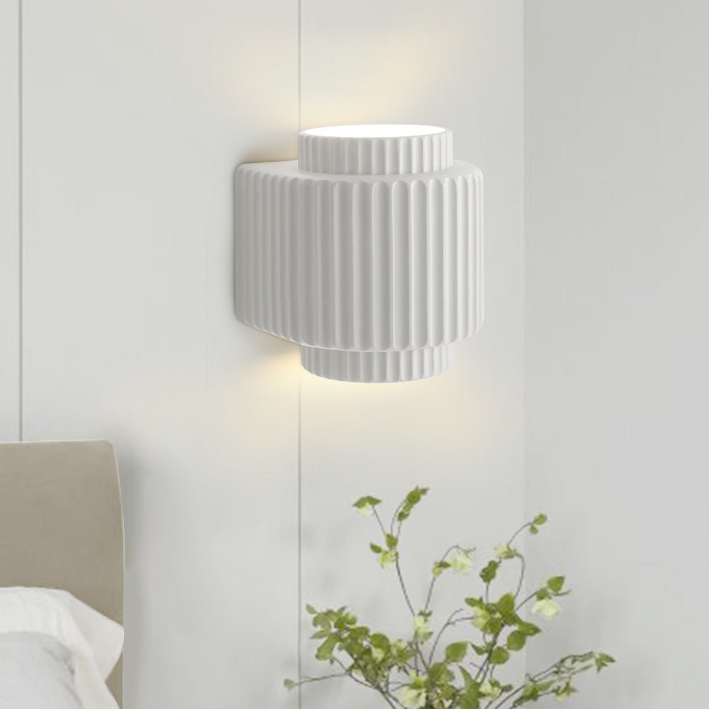 Luz de Pared de Capa Cilíndrica Estilo Nórdico de 1 Luz