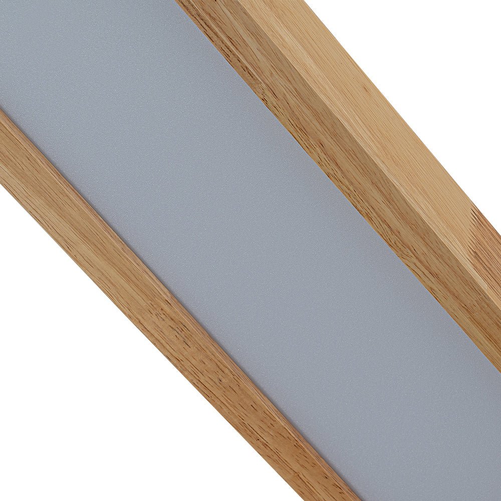 Luz de Techo Ovalada de Madera LED Regulable Nórdica