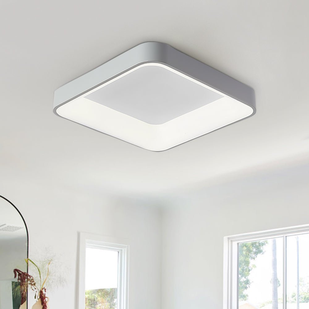 Luz de Techo Led Cuadrada Plana Nórdica