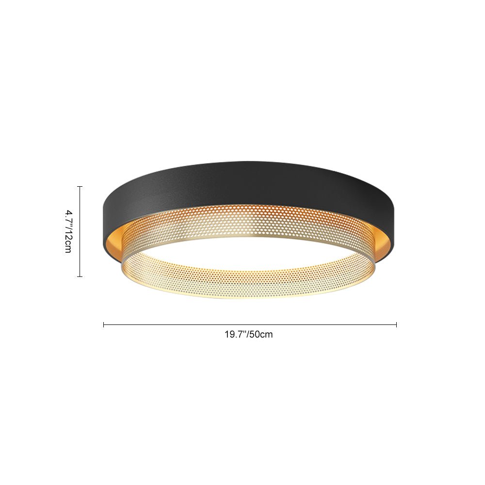 Luz de Techo LED Redonda de Diseño Hueco Minimalista Nórdico