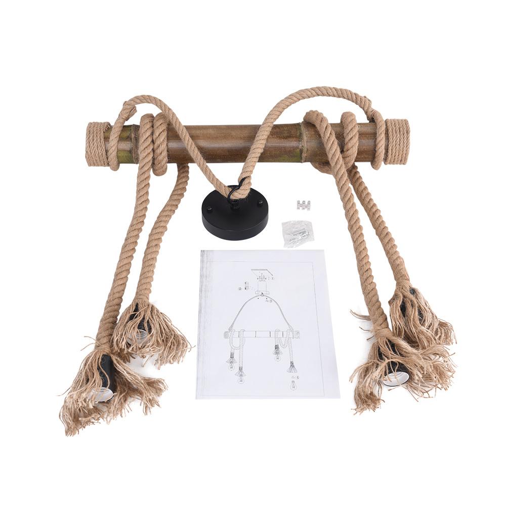 Luz de Cuerda Rústica de Granja