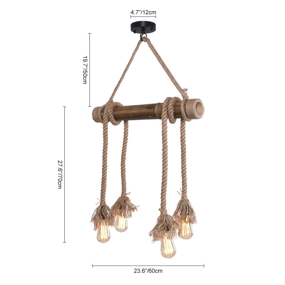 Luz de Cuerda Rústica de Granja