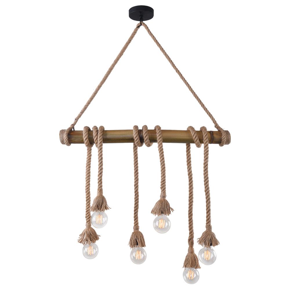 Luz de Cuerda Rústica de Granja