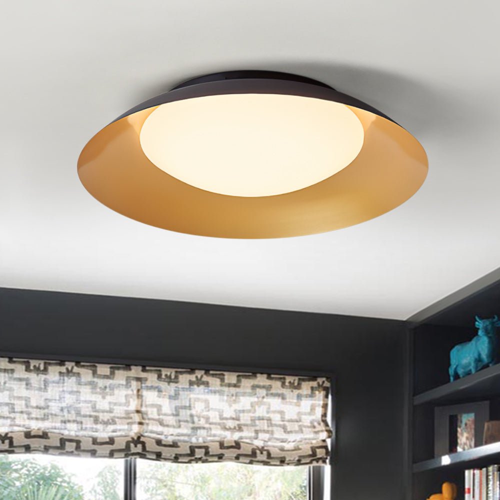 Luz de Techo Empotrada Led en Forma de Tazón con Difusor de Acrílico